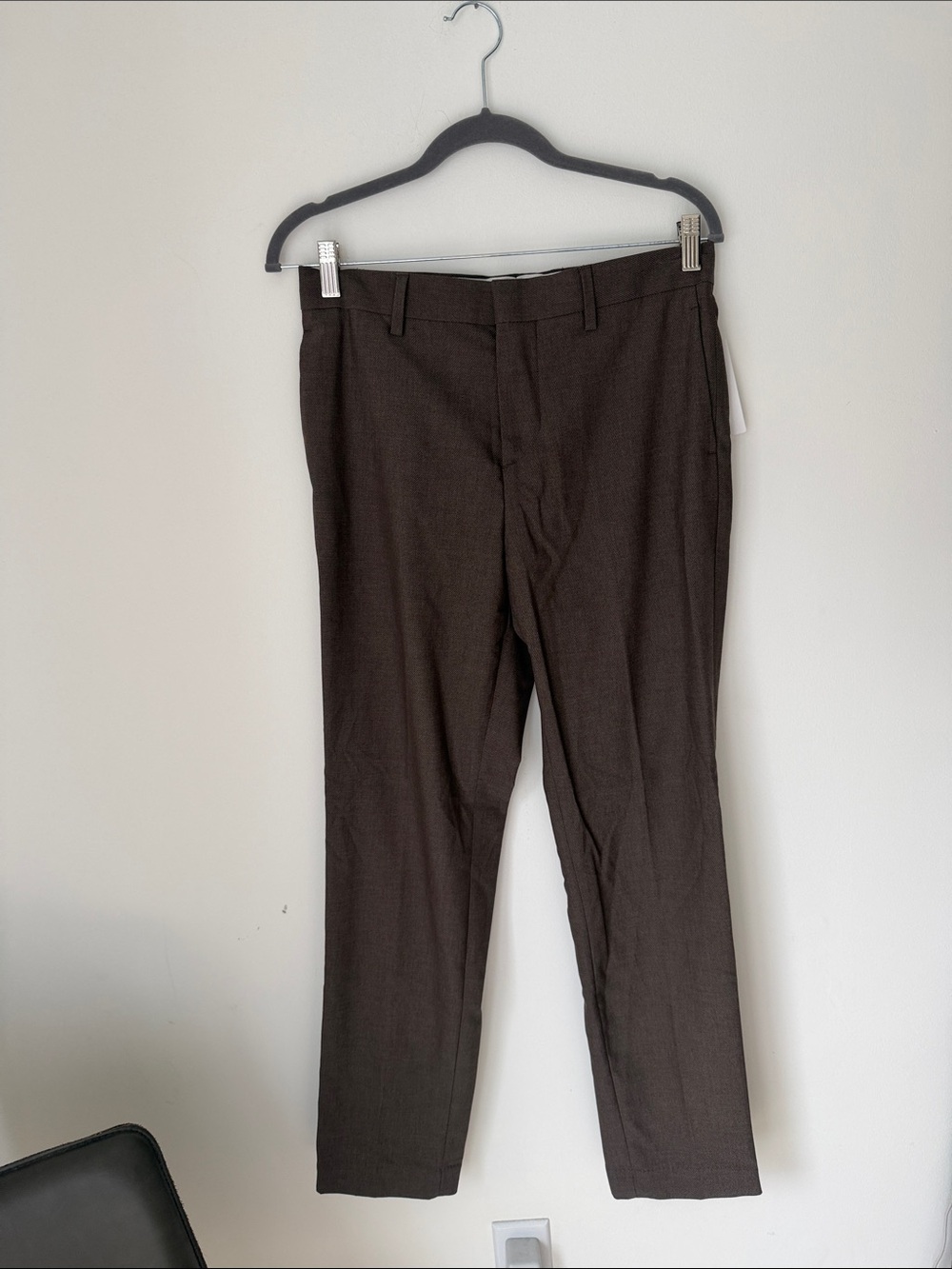 H&M Men's Dark Brown Dress Pants